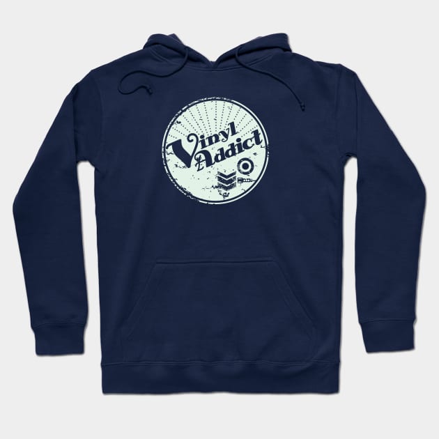 Vinyl Addict Hoodie by modernistdesign